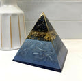 Kyanite Orgonite Pyramid — handmade orgonite — True Orgonite