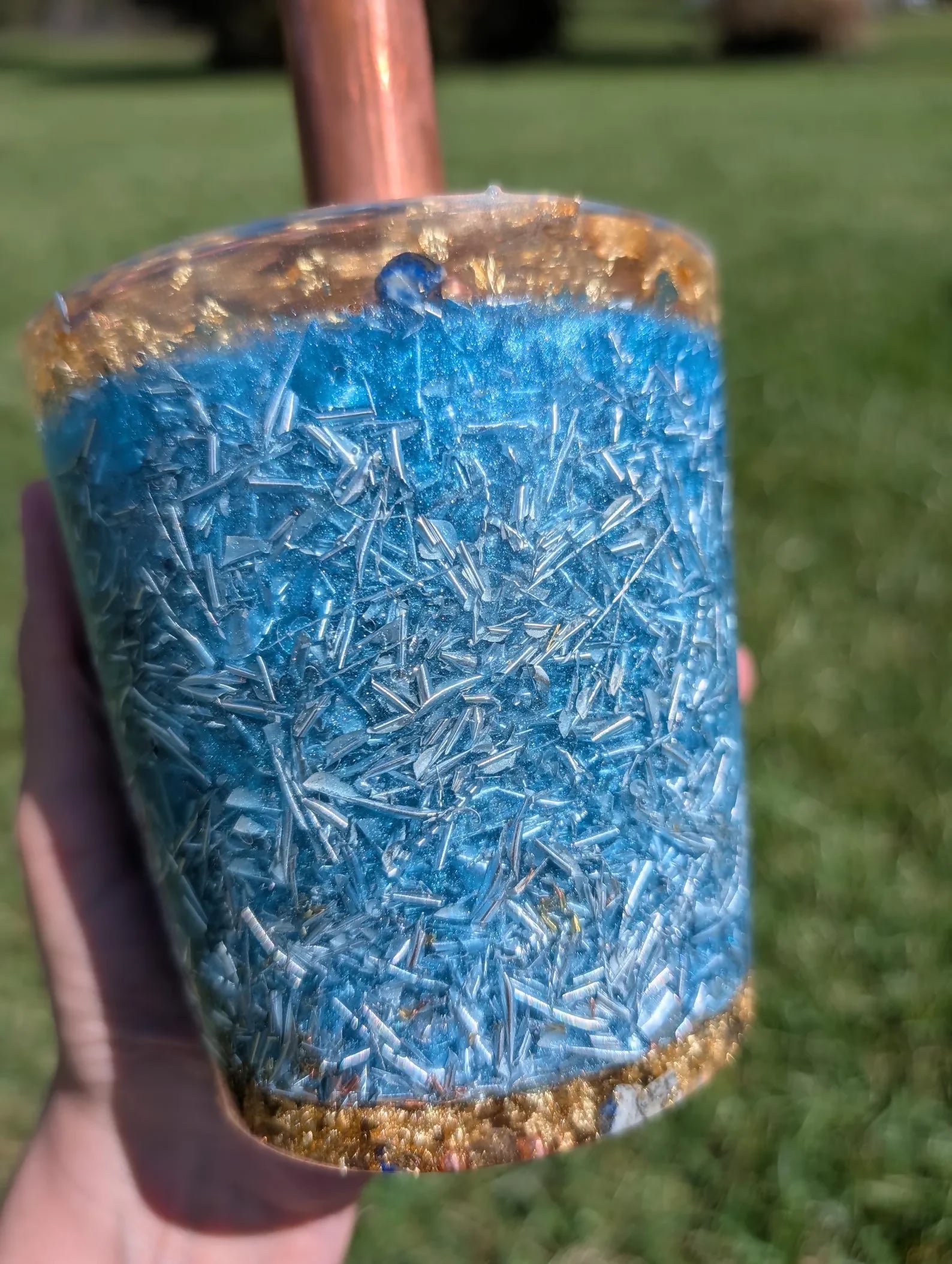 Mini Cloud Buster Tower — handmade orgonite — True Orgonite