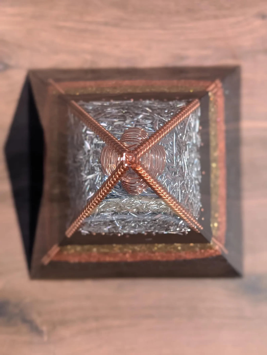 Large Orgonite Pyramid — handmade orgonite — True Orgonite