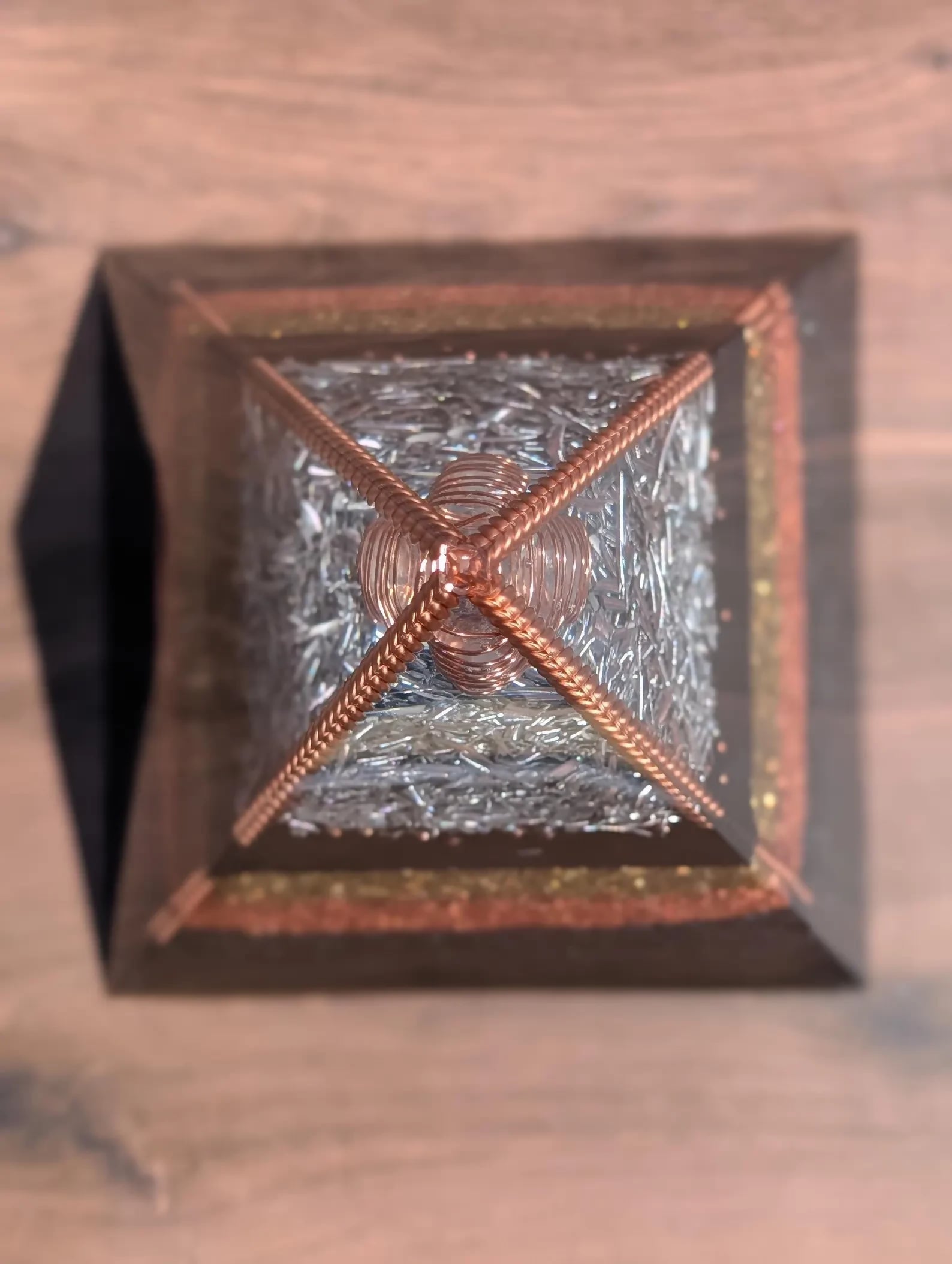 Large Orgonite Pyramid — handmade orgonite — True Orgonite