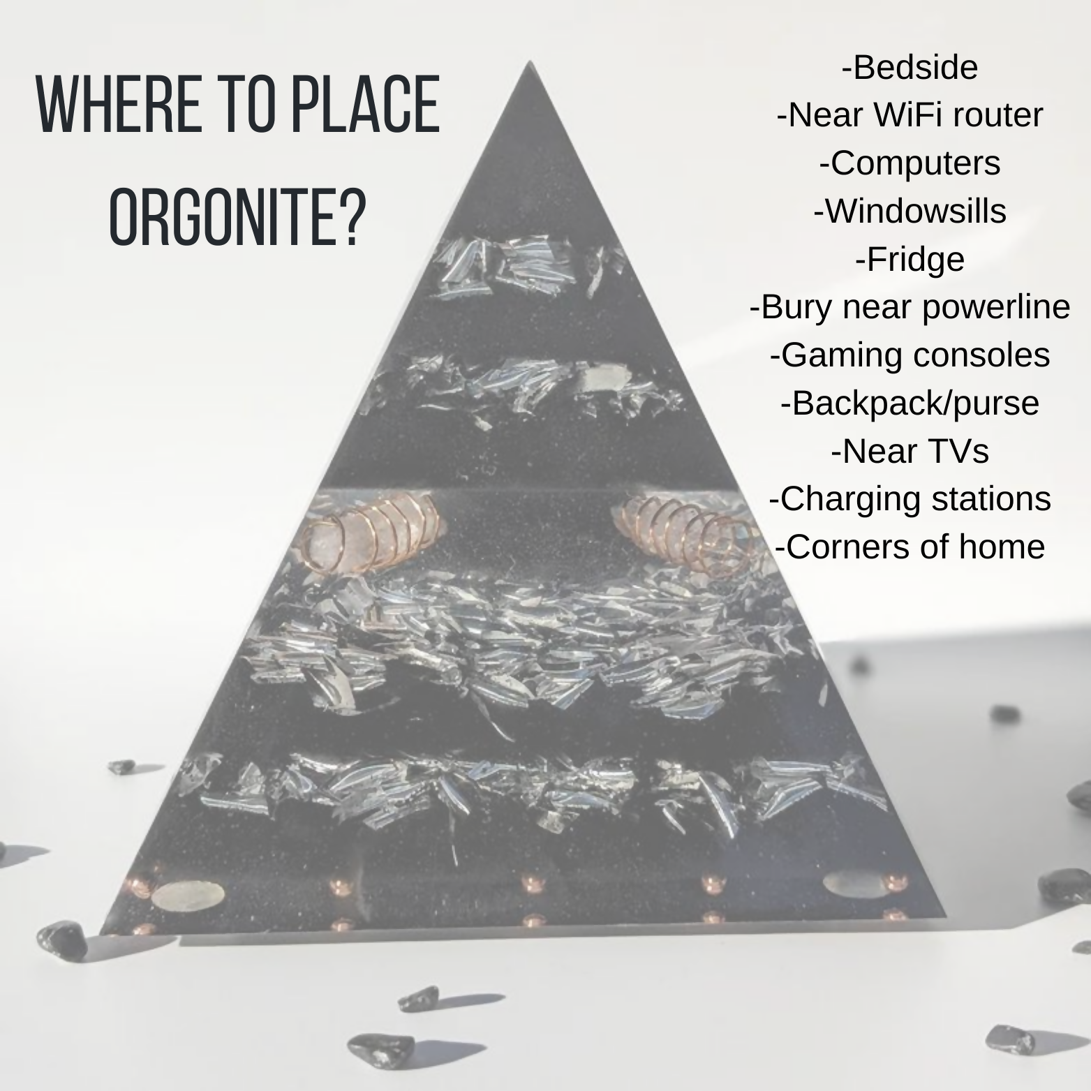 Heart Orgonite Tower Buster – Orgone Energy Harmonising