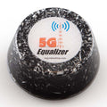 A dark, low, round Equalizer tower buster with visible pale flecks and a circular label on top