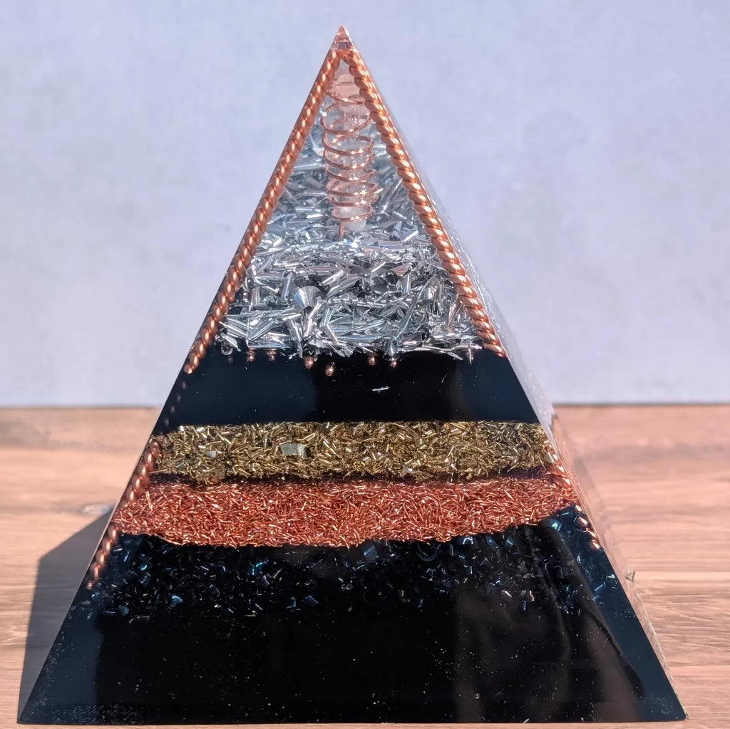 Large Orgonite Pyramid — handmade orgonite — True Orgonite