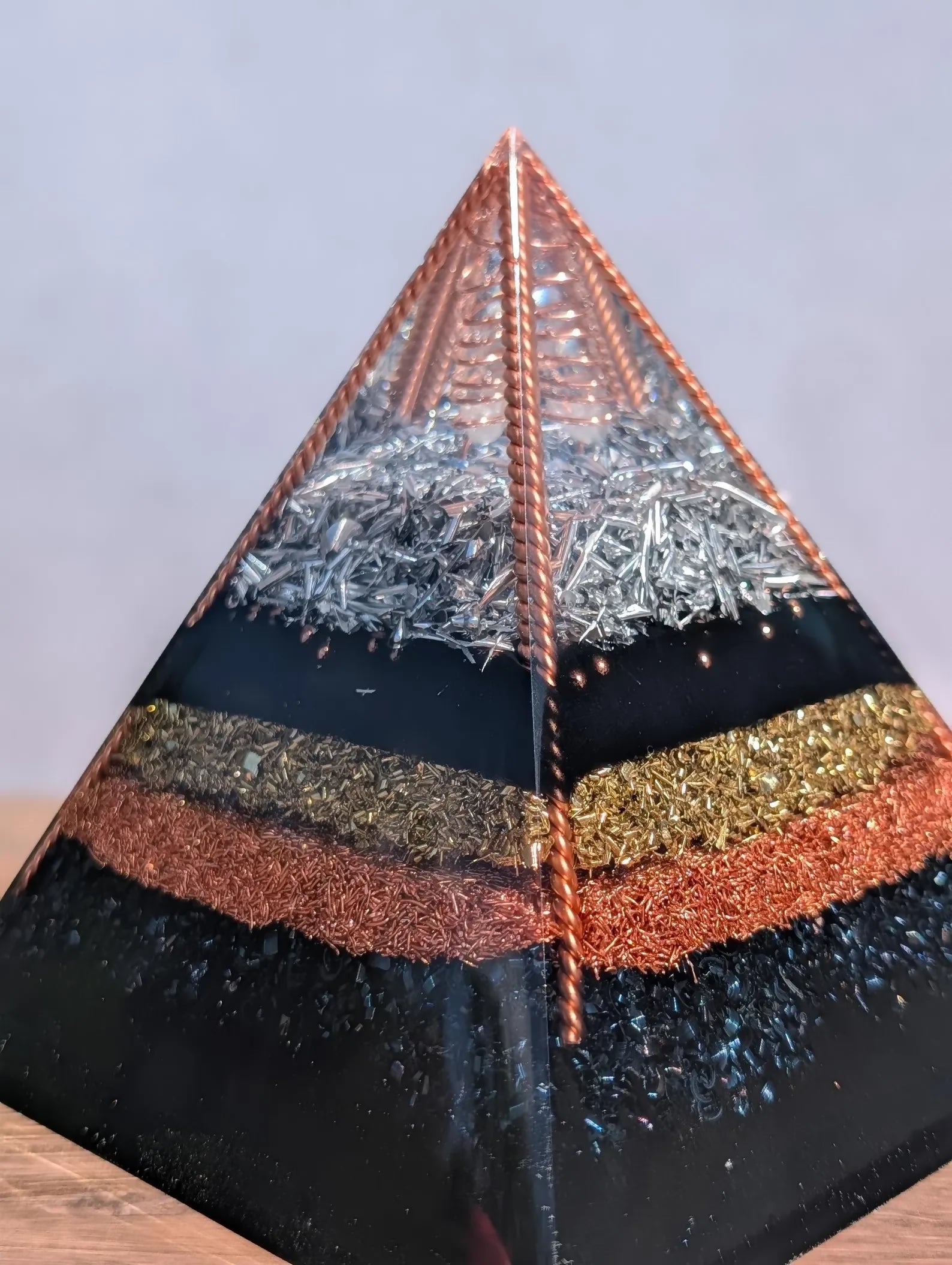 Large Orgonite Pyramid — handmade orgonite — True Orgonite