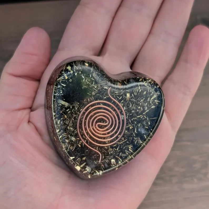 Heart Orgonite Tower Buster – Orgone Energy Harmonising