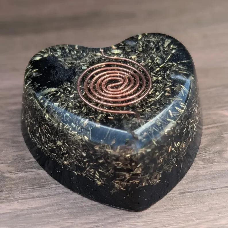 Heart Orgonite Tower Buster – Orgone Energy Harmonising
