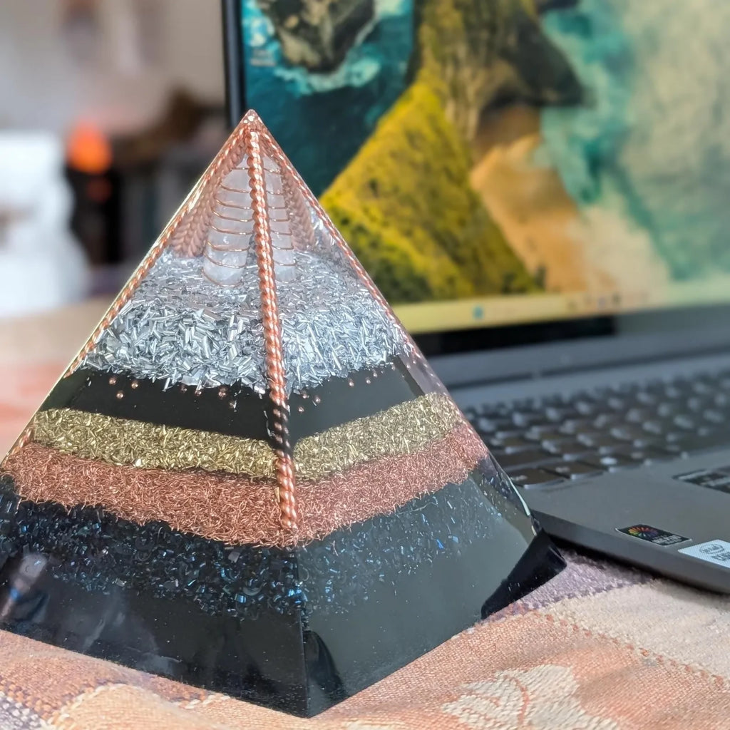 Large Orgonite Pyramid — handmade orgonite — True Orgonite