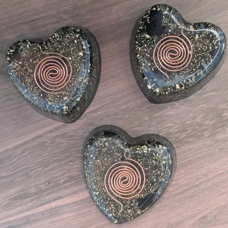 Heart Orgonite Tower Buster – Orgone Energy Harmonising