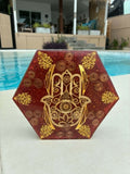 Hexagon Orgonite Plate — handmade orgonite — True Orgonite
