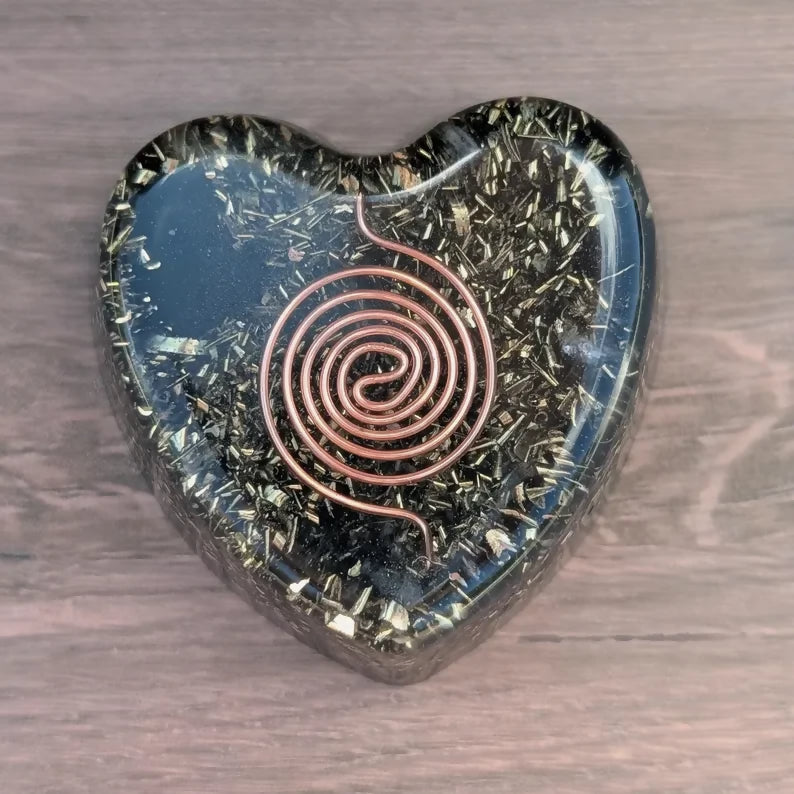 Heart Orgonite Tower Buster – Orgone Energy Harmonising