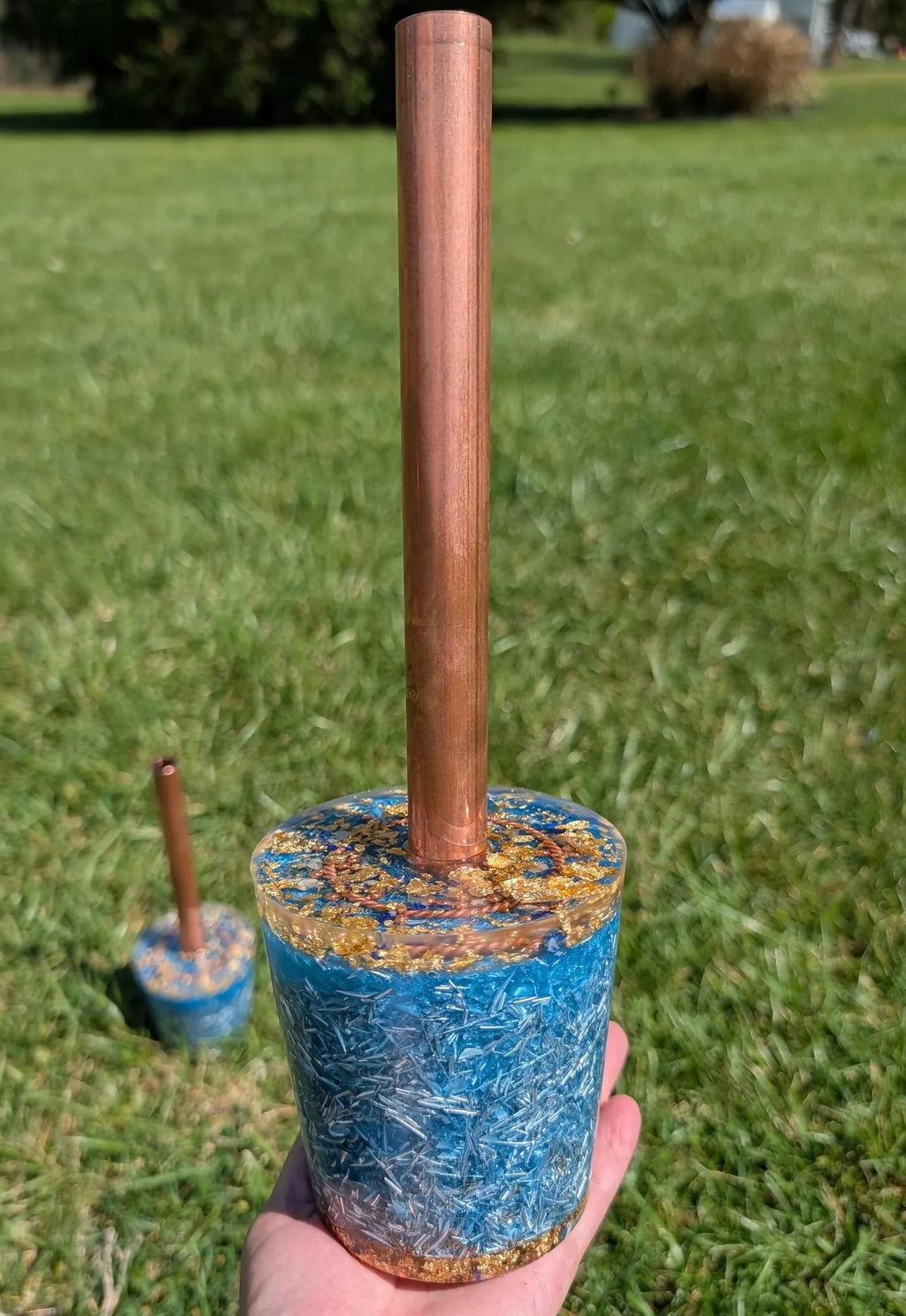 Mini Cloud Buster Orgonite Tower – Orgone Energy Harmonising