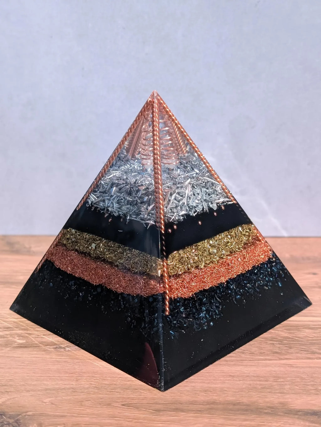 Large Orgonite Pyramid — handmade orgonite — True Orgonite