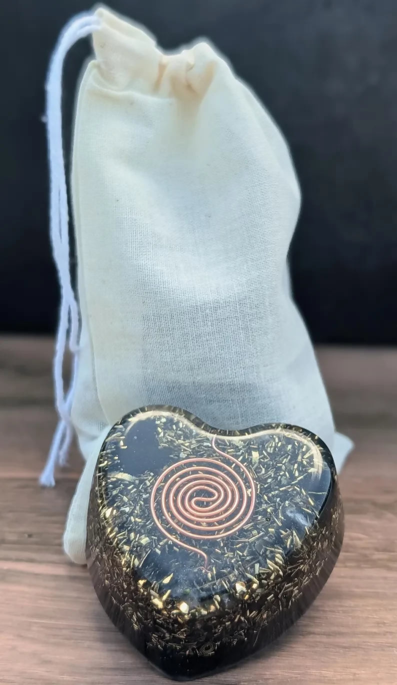 Heart Orgonite Tower Buster – Orgone Energy Harmonising