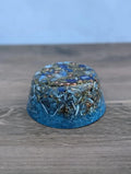 Orgonite Tower Buster Blue Resin — handmade orgonite — True Orgonite