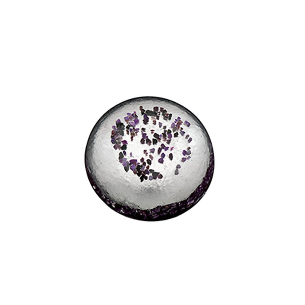 Silver Sugilite SBB shown as a complete round piece against a white background