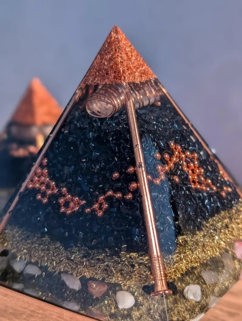 Large Orgonite Pyramid Shungite — handmade orgonite — True Orgonite